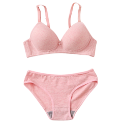 Cotton Candy- super Soft Cotton Padded Bra N Panty Set