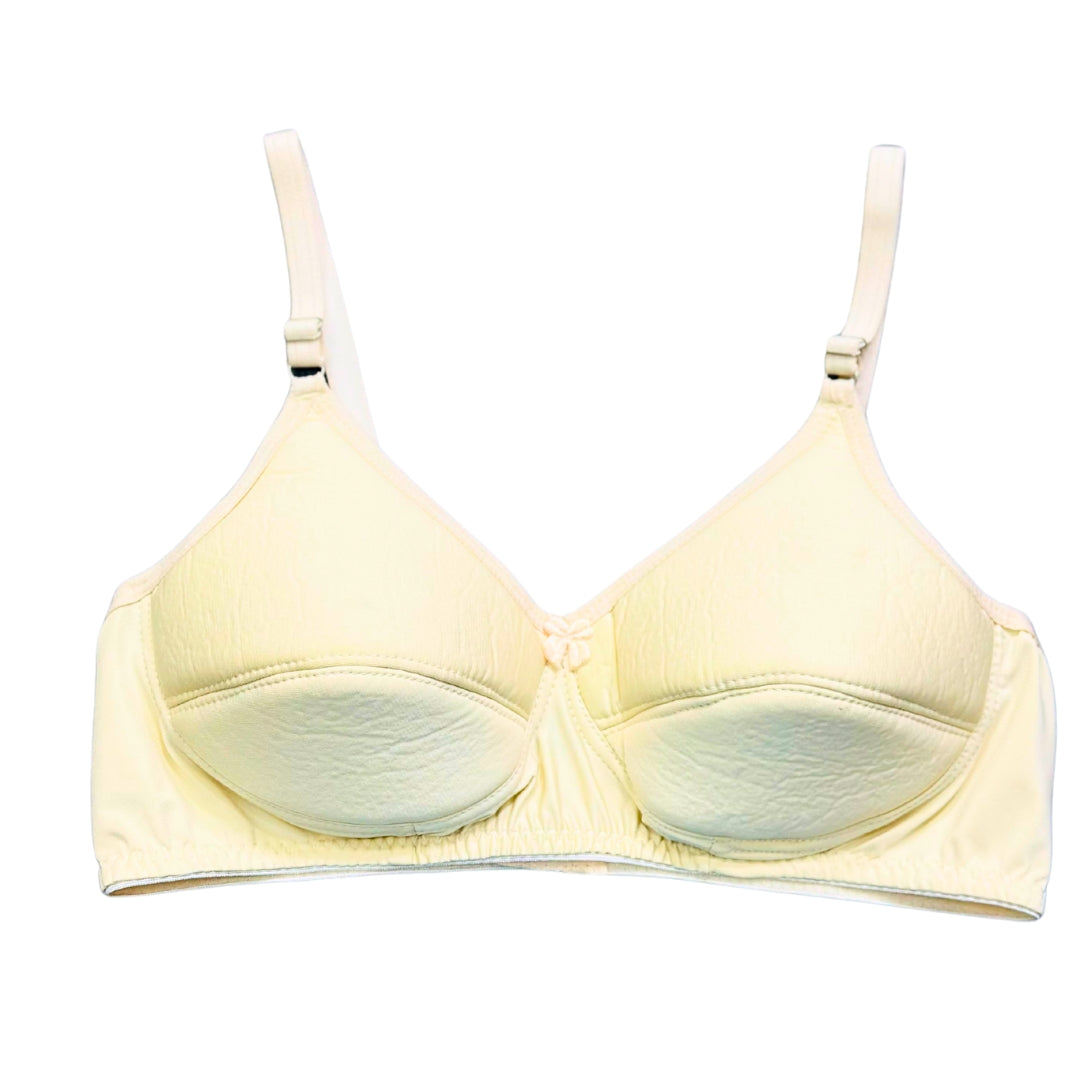 LIGHTLY PADDED NON WIRED BRA WITH ADJUSTABLE BANDS