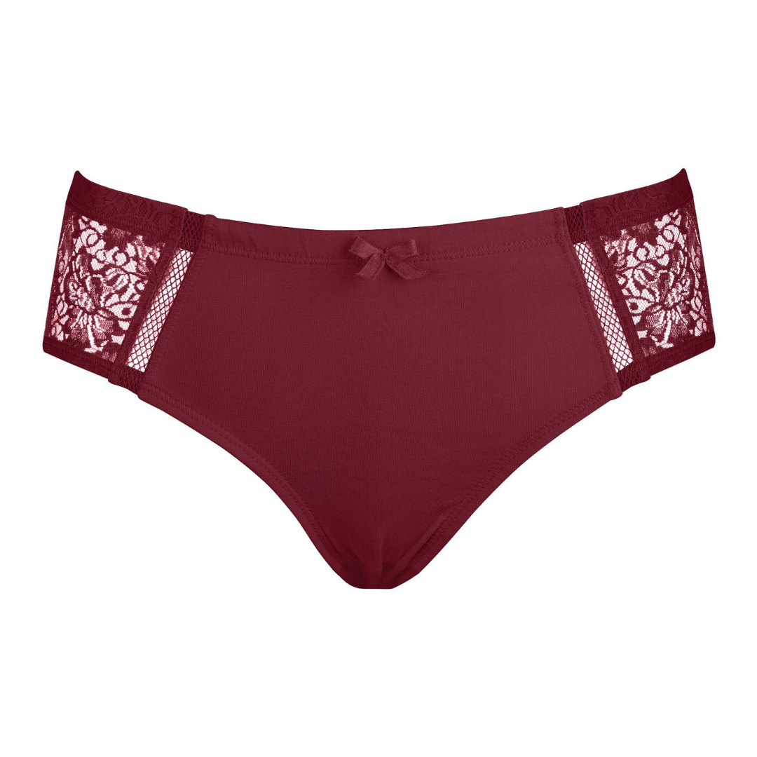 Beige Lacy Net Panty