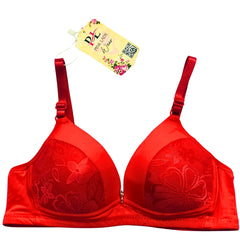 Red Chromatic Light Padded Bra