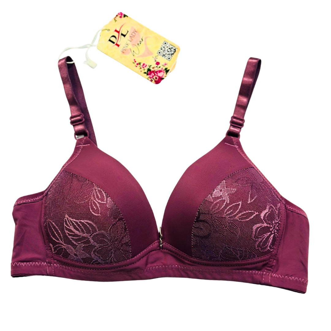Purple Chromatic Light Padded Bra