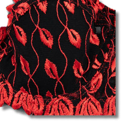 Floral Mesh Low Cut Wired / Non-Wired Full Cup Firm Hold Bra