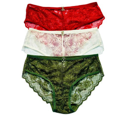 Pink Lady Super Soft Net Panty (Pack of 3)