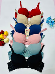 Rose  Padded Wired / Wirefree Lace  Bra