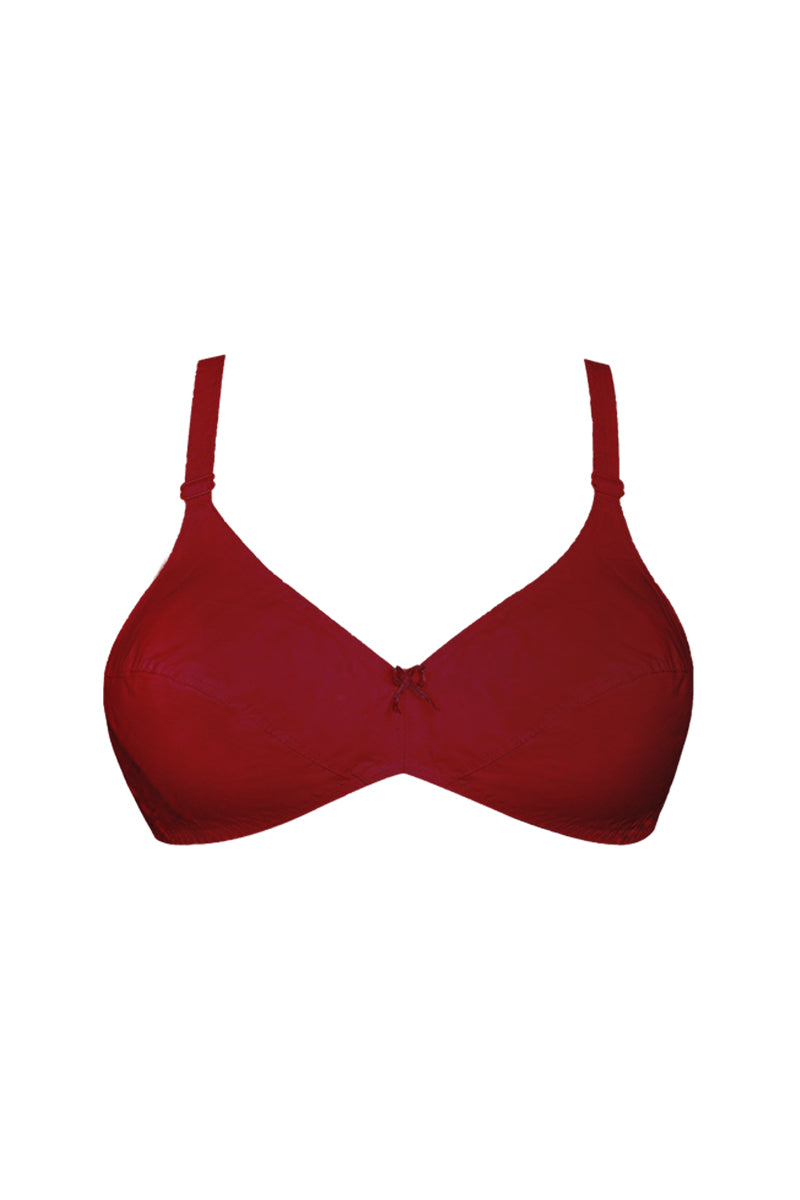 Black Luxury Everyday Knitted Cotton Bra (Pack of 4)